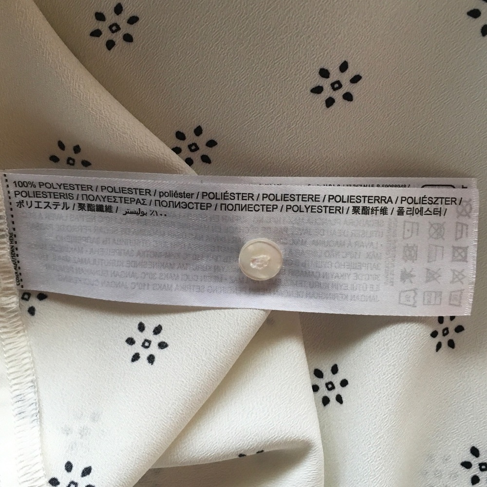 NWT Guess Floral Leopard Button-Up Blouse - Picture 10 of 11